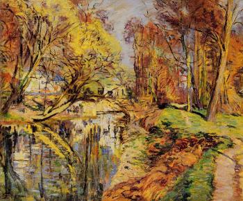 Armand Guillaumin : The Banks of the Orge at Epiney, Ile de France